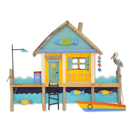 Beach Cottage Wood Tropical Wall Art C764 Beach Cottage Wood Tropical Wall Art C764