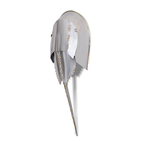 Horseshoe Crab Silver Metal Wall Art SS MM195