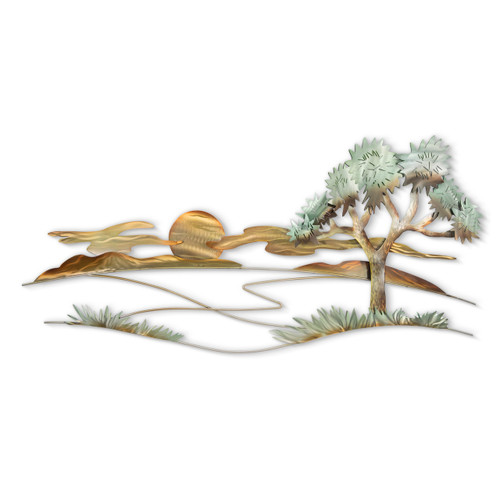 Joshua Tree Scene Metal Wall Art CO176