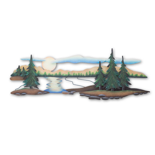 Pine Lake Metal Wall Art CA615
