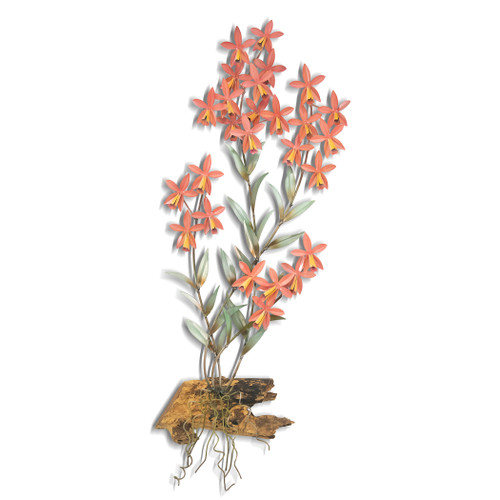 Radican Orchid on Gamal Wood Wall Art MM928