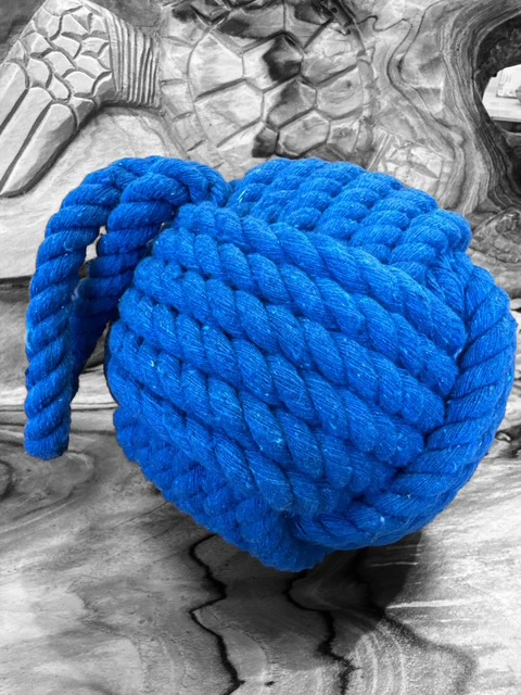 Sailors Knot Door Stop Navy Blue MS-351