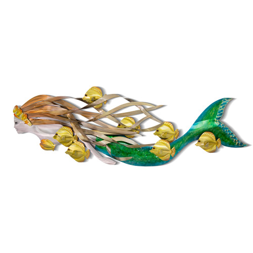 Metal Wall Mermaid with Friends CO130