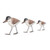 Sandpipers Set of 3 Wall Sculptures CW518S