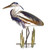 Heron Facing Left Metal Wall Art MM125 Heron Facing Left Metal Wall Art MM125