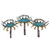 Blue Crab Handcarved Wood Triple Hooks CW072 Blue Crab Handcarved Wood Triple Hooks CW072