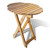 Teak Sand Dollar Folding Table B140T