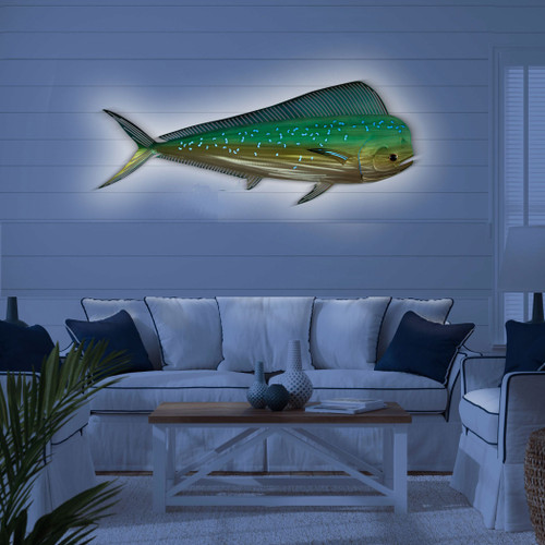Mahi-Mahi LED Lit Wall Art MM240