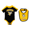 Pittsburgh Penguins Infant Encore Onesie & Bib Set Pittsburgh Penguins Infant Encore Onesie & Bib Set
