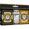 Pittsburgh Penguins 2-Pack Playing Cards & Dice Set Pittsburgh Penguins 2-Pack Playing Cards & Dice Set
