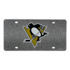 Pittsburgh Penguins Glitter License Plate