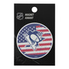 Pittsburgh Penguins Round Patriot Magnet