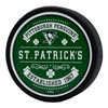 Pittsburgh Penguins St. Patrick's Day Green Face Puck