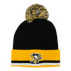 Pittsburgh Penguins Team Stripe Knit Hat