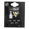 Pittsburgh Penguins 5x Stanley Cup® Champions Banner Lapel Pin