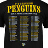 Pittsburgh Penguins 2026-27 "Regular Season Tour" Schedule T-Shirt