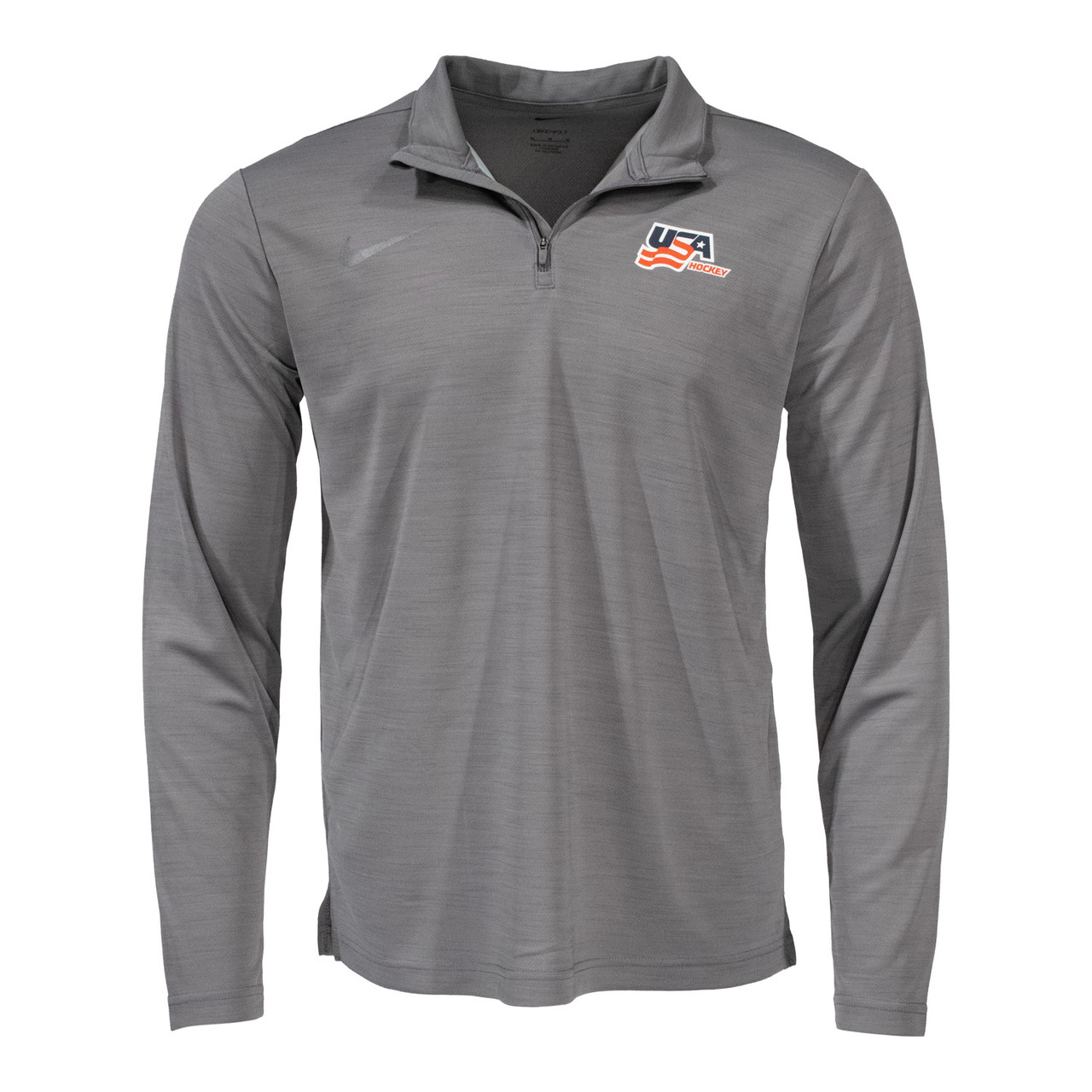 USA Hockey Gunmetal Gray Quarter Zip Pullover