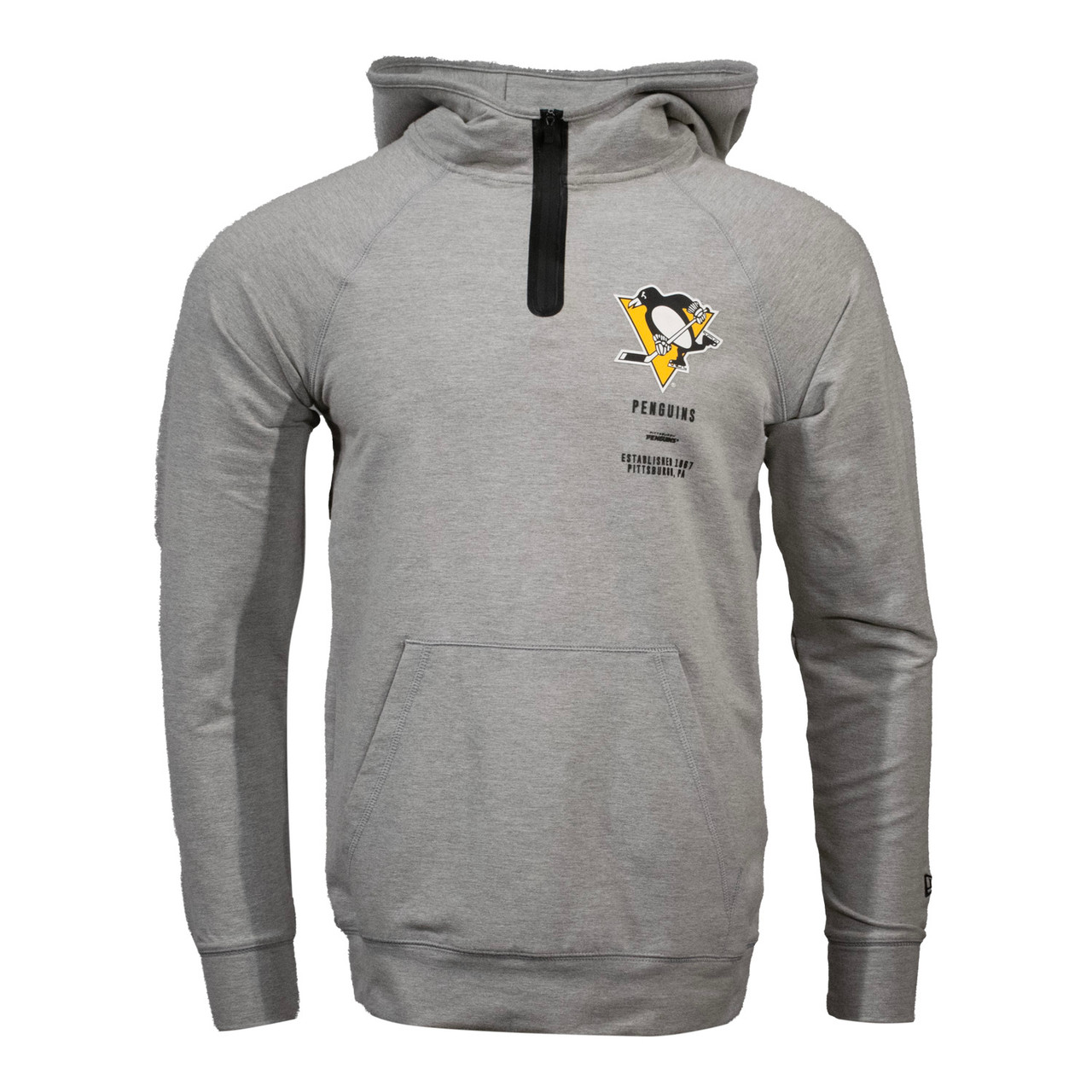Pittsburgh Penguins 2336 Hooded Quarter Zip Pullover