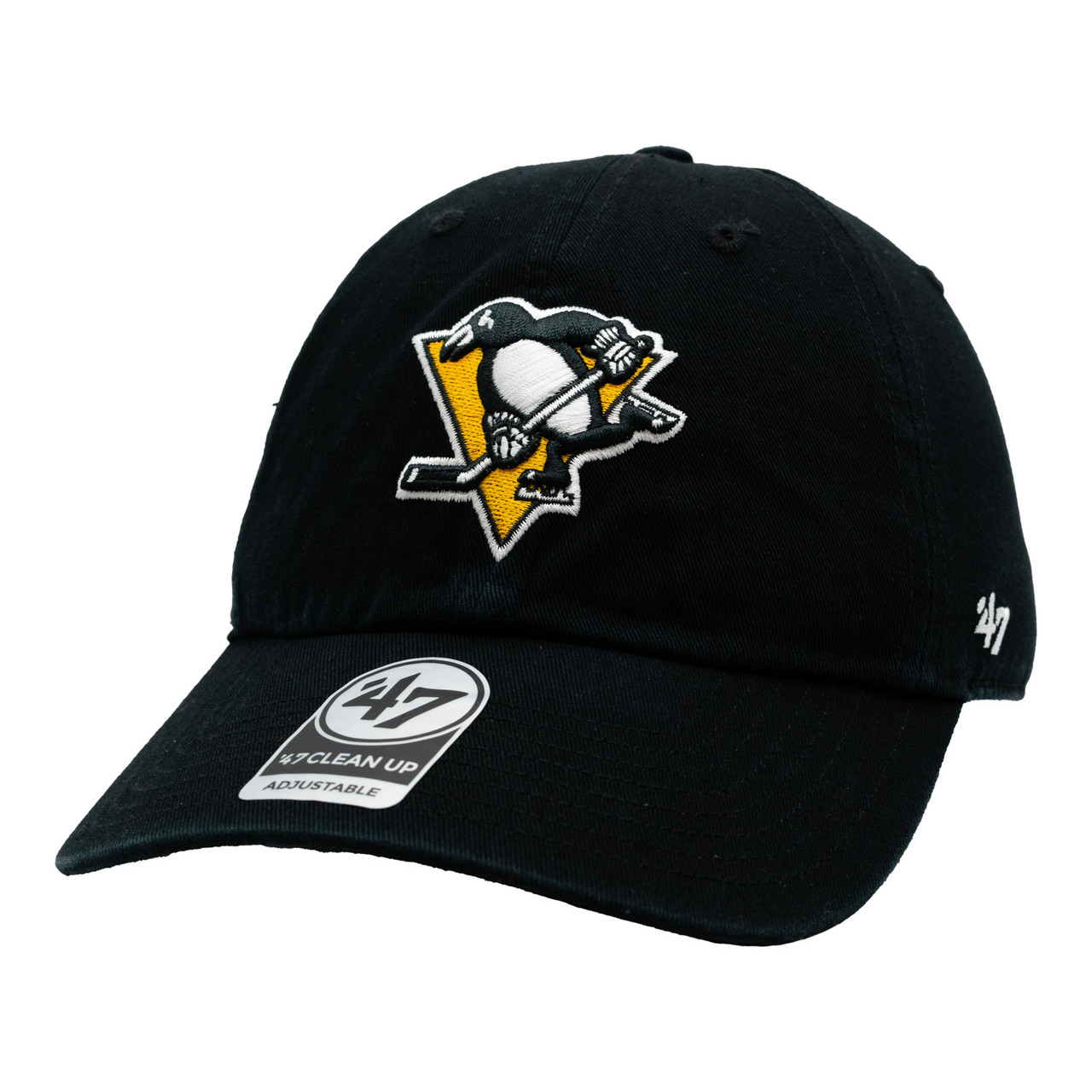 Pittsburgh Penguins Black Clean Up Hat