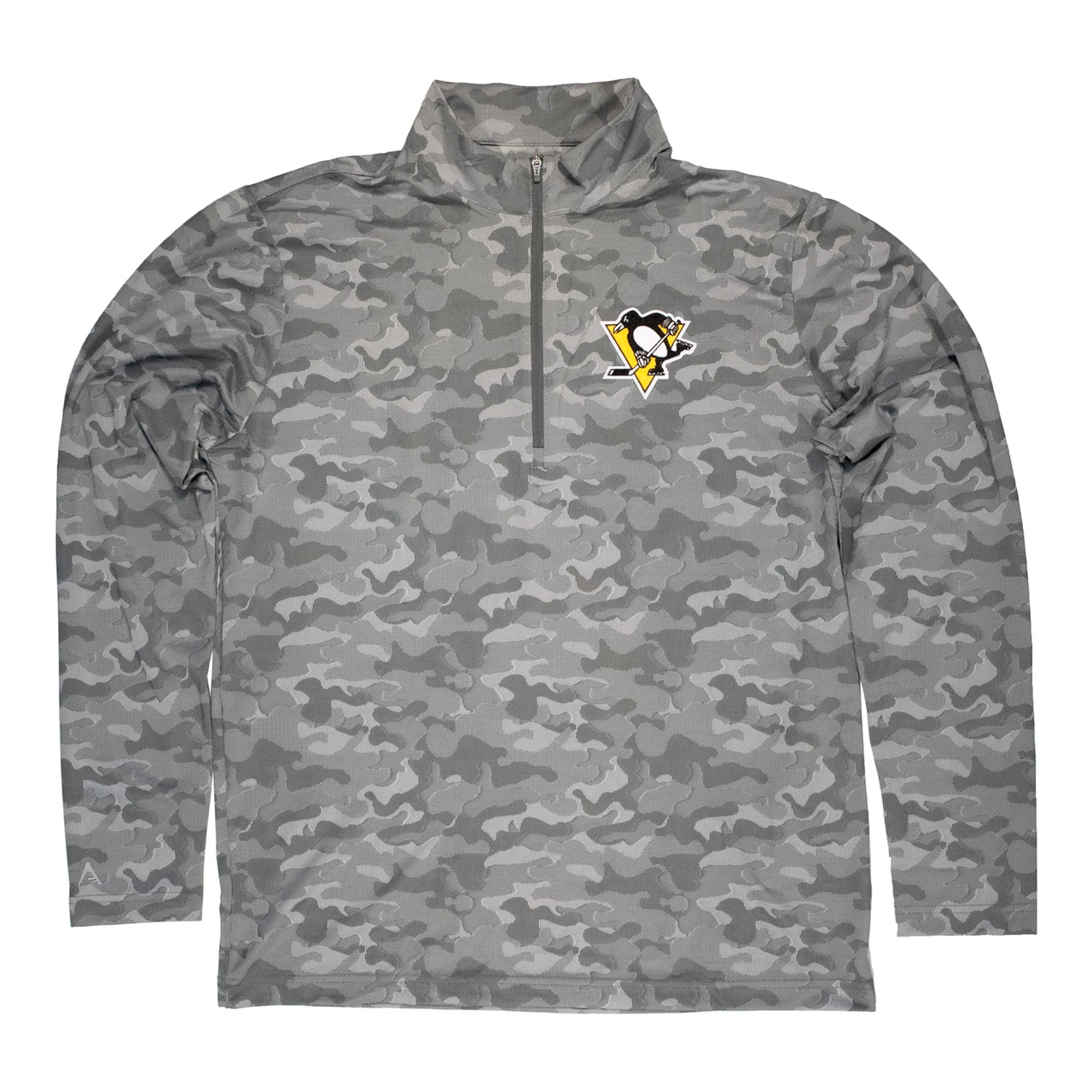 Pittsburgh Penguins Brigade Camo Quarter Zip Pullover