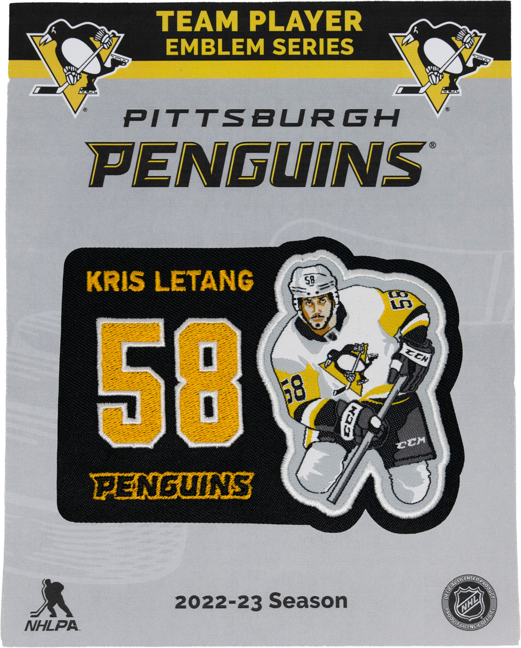 Kris Letang Pittsburgh Penguins Adidas Authentic Third NHL Hockey Jers