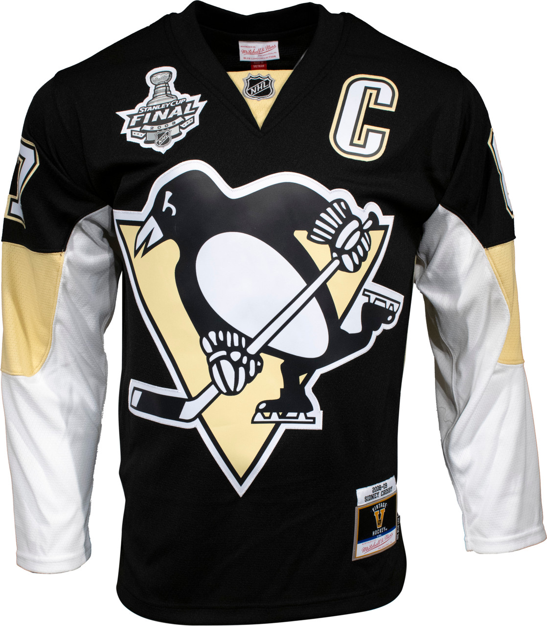 Mitchell & Ness Men's Sidney Crosby Black Pittsburgh Penguins 2008 Blue  Line Player Jersey