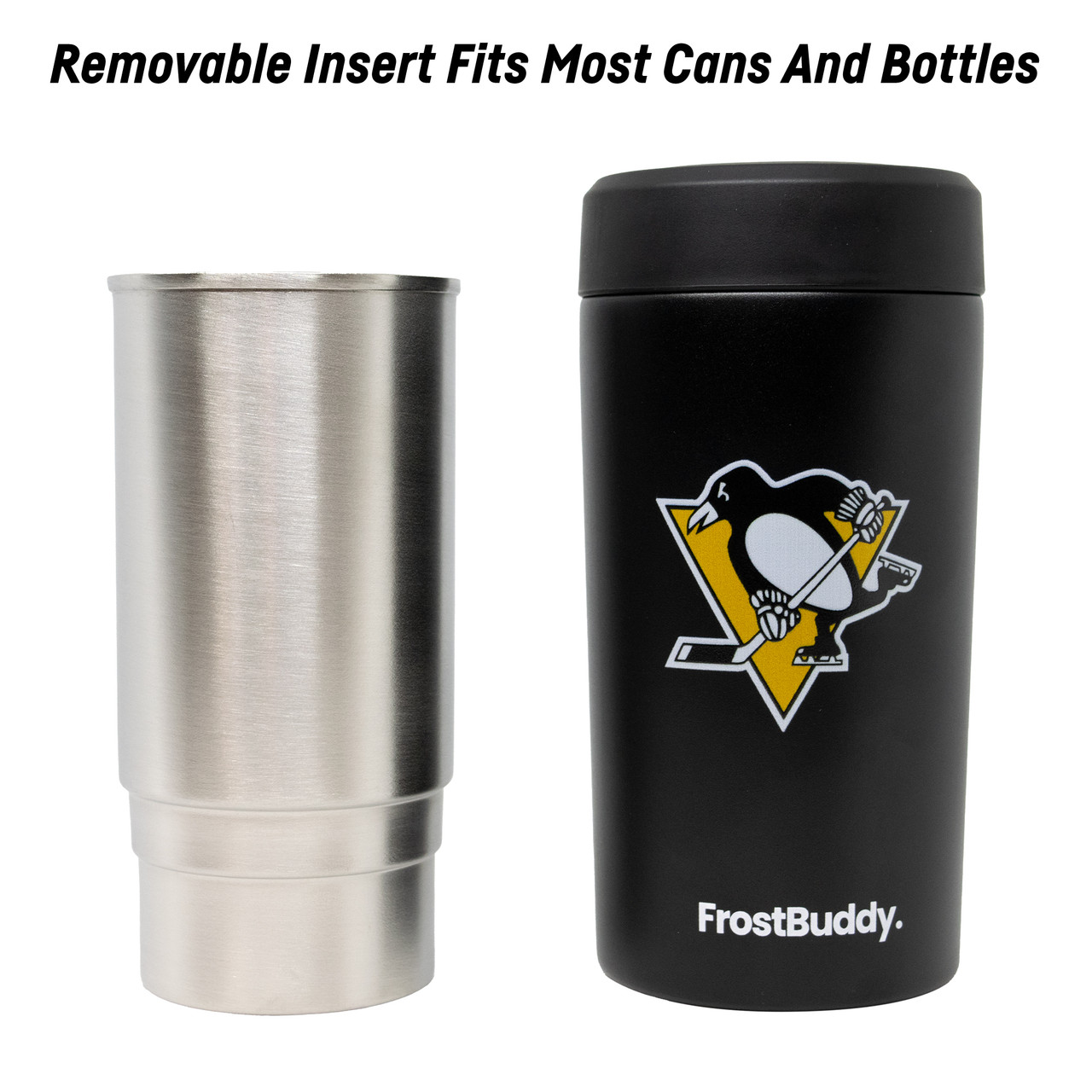 PITTSBURGH PENGUINS FROST BUDDY TO-GO BUDDY - BLACK