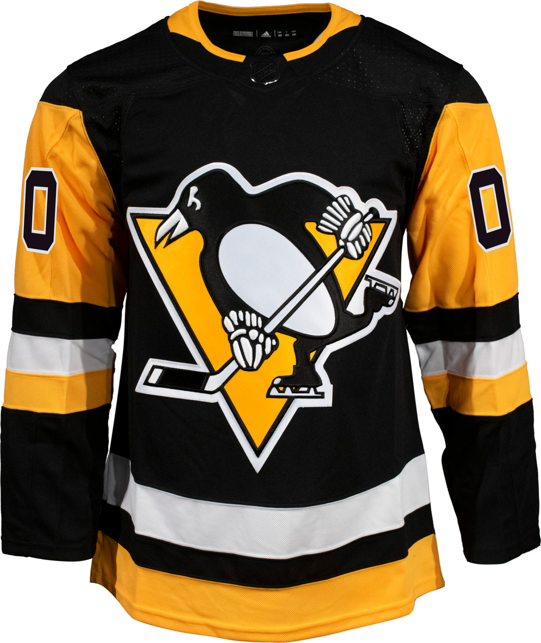 PITTSBURGH PENGUINS ADIDAS AUTHENTIC CUSTOM HOME JERSEY