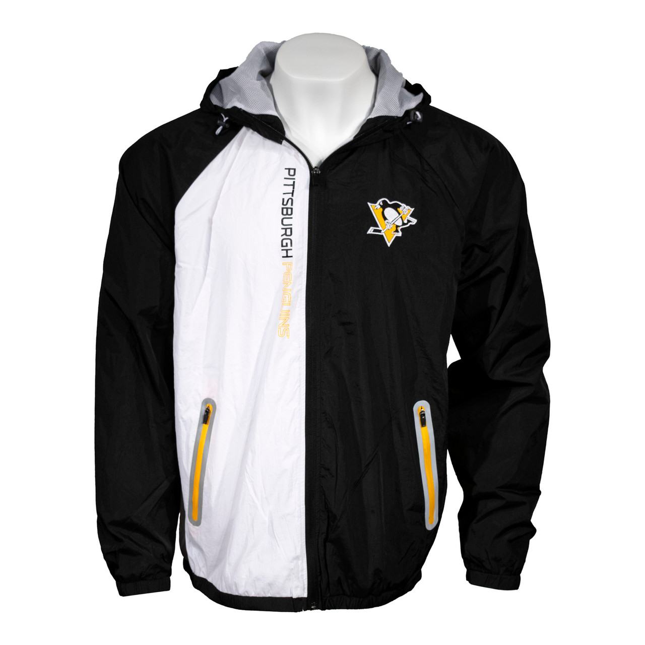 PRO PLAYER Pittsburgh Penguins ジャケット XL Pittsburgh Penguins Jacket XL Pro Player Black Vintage Full