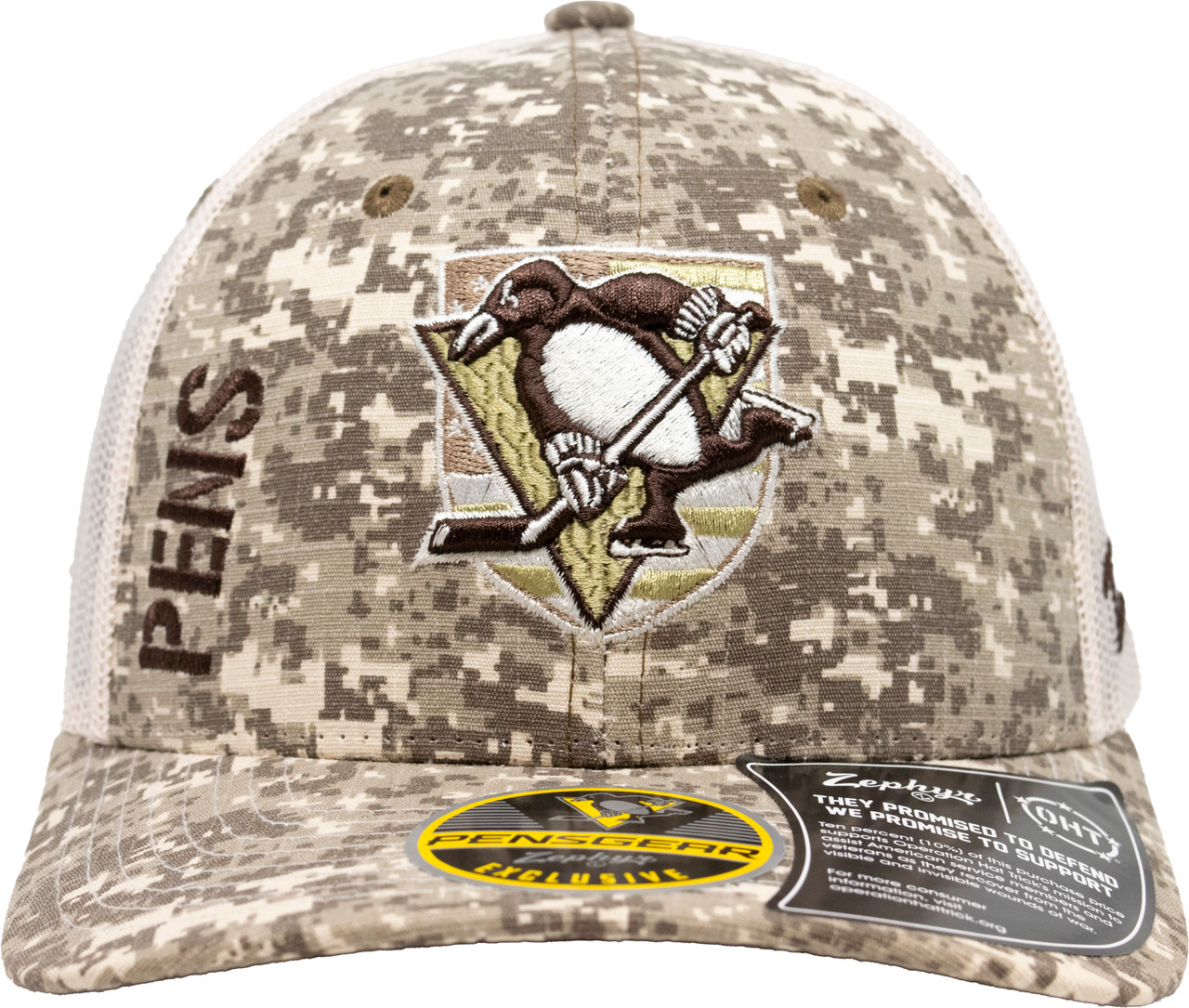 Pittsburgh Penguins Military Appreciation Campfire Hat