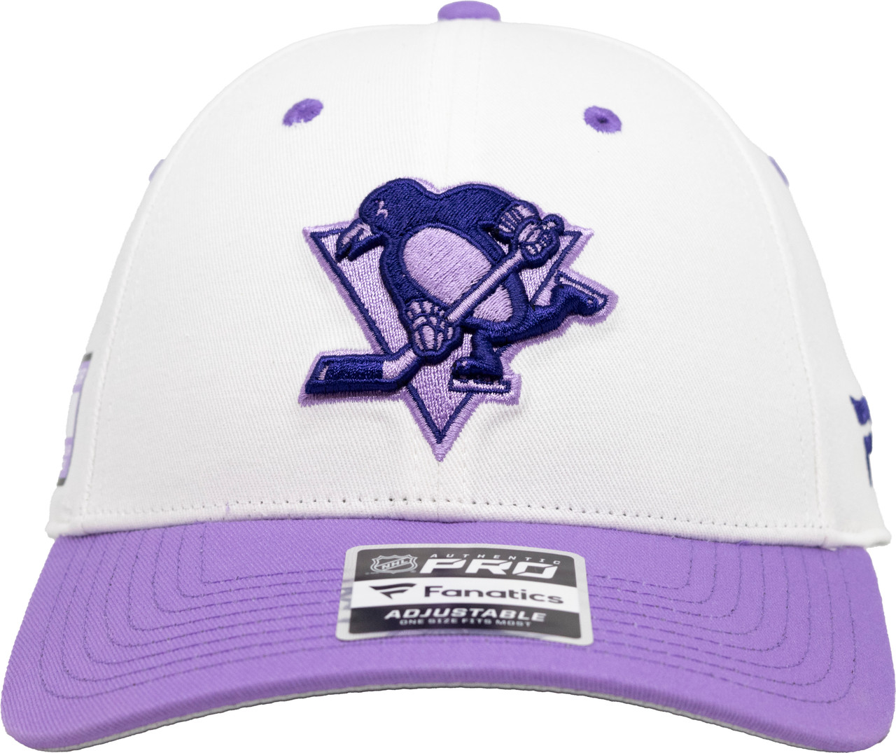 Men's adidas White/Purple Los Angeles Kings Hockey Fights Cancer