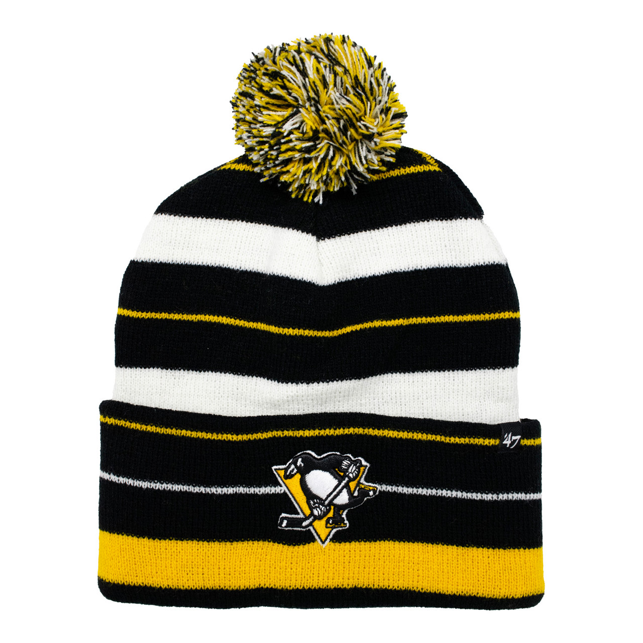 Pittsburgh Penguins Power Line Pom Knit Hat