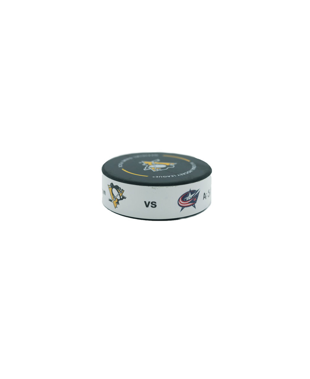 Emil Bemstrom Goal Puck Pittsburgh Penguins vs Columbus Blue