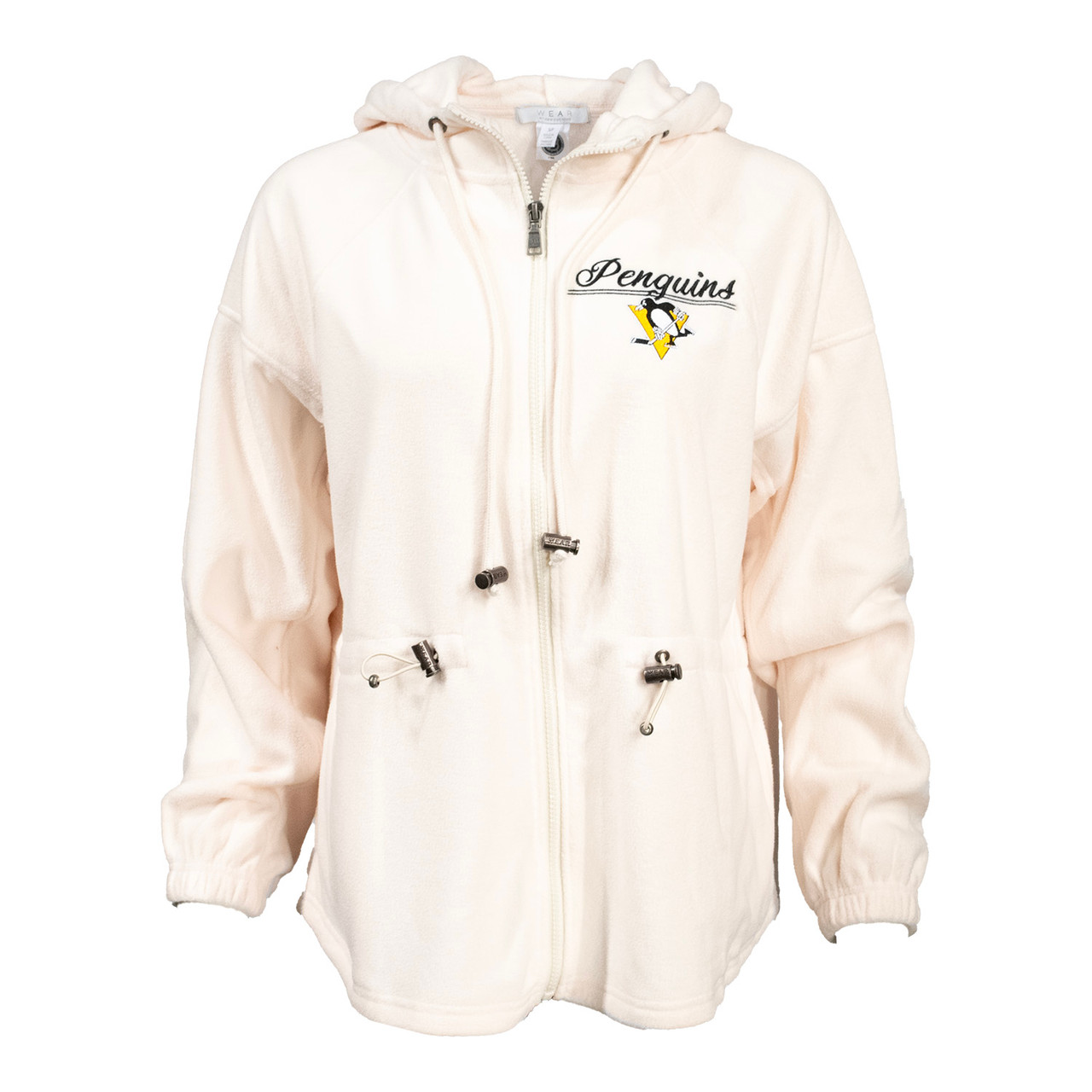 Pittsburgh Penguins Ladies Polar Cinch Hooded Fleece Jacket