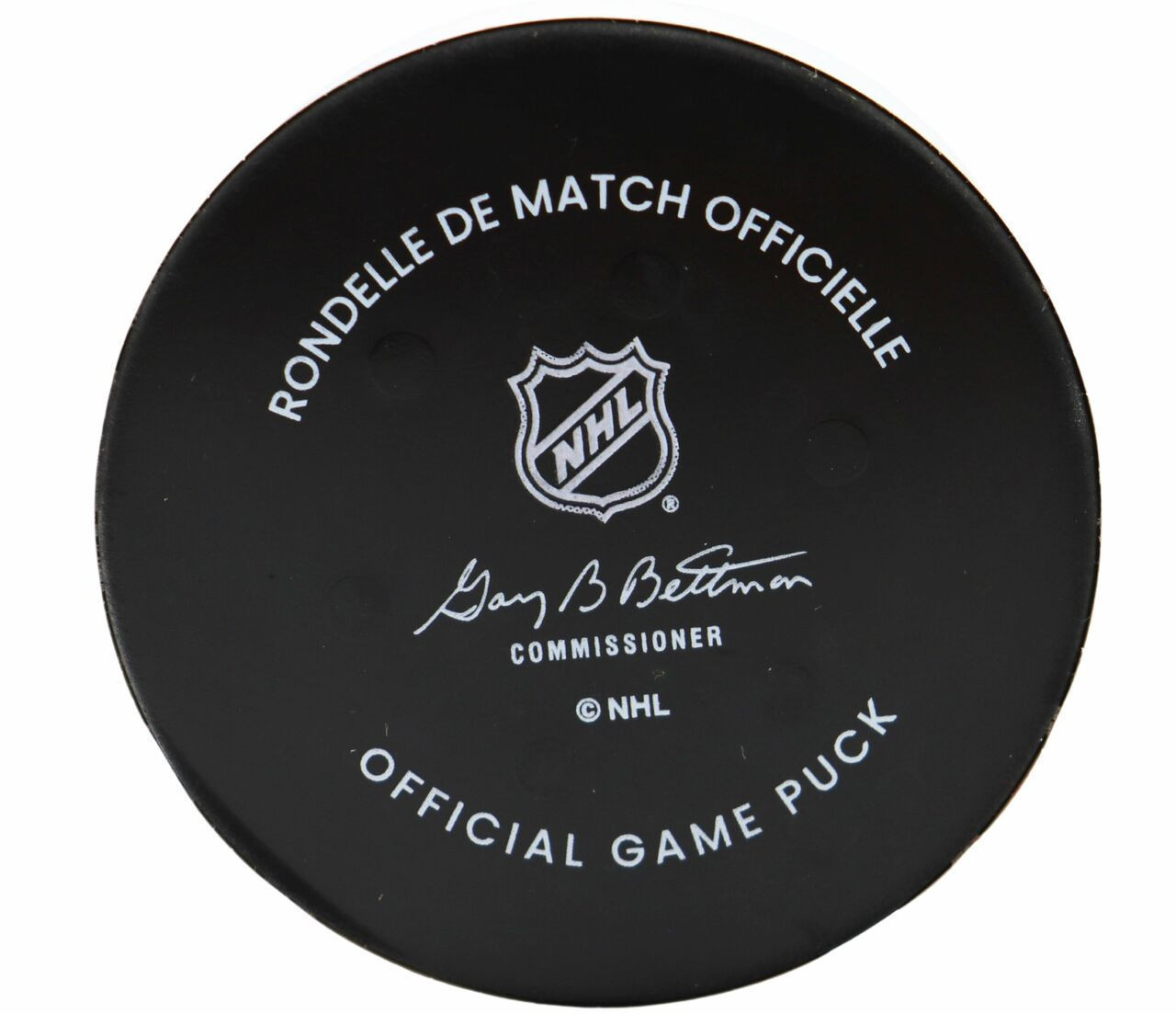 Pittsburgh Penguins Game-Used Puck vs Nashville Predators on 4/15/24