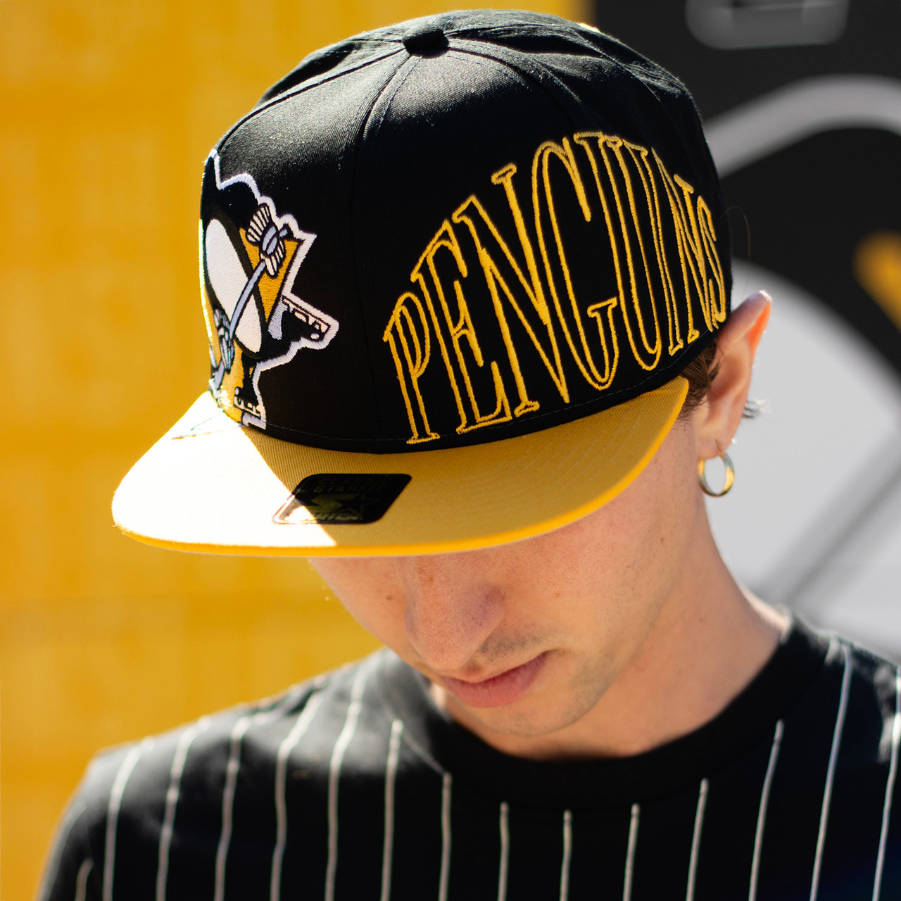 Pittsburgh Penguins Big Fan Flat Brim Hat