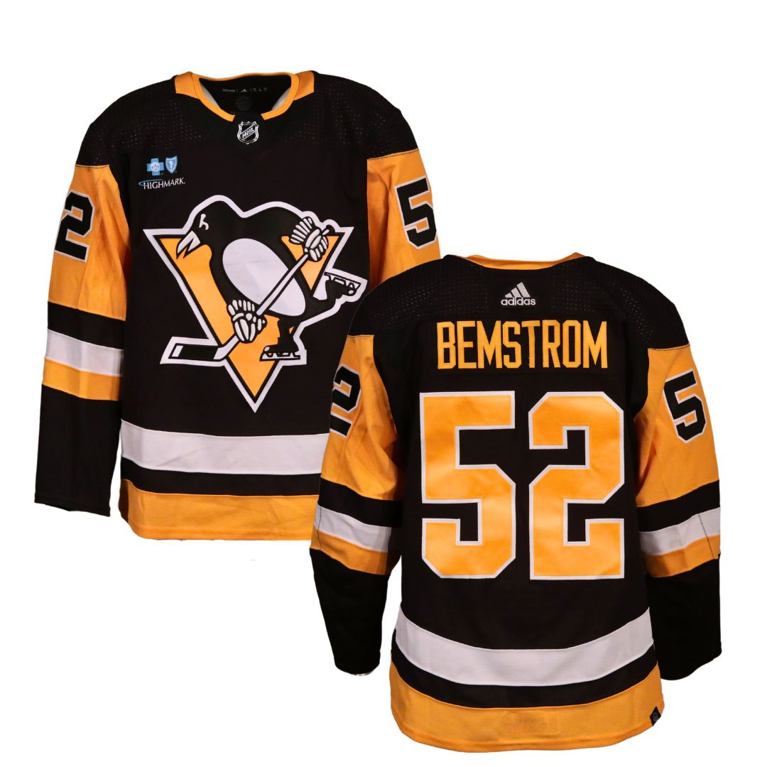 Emil Bemstrom Game-Used Set Home Jersey (2023-24)