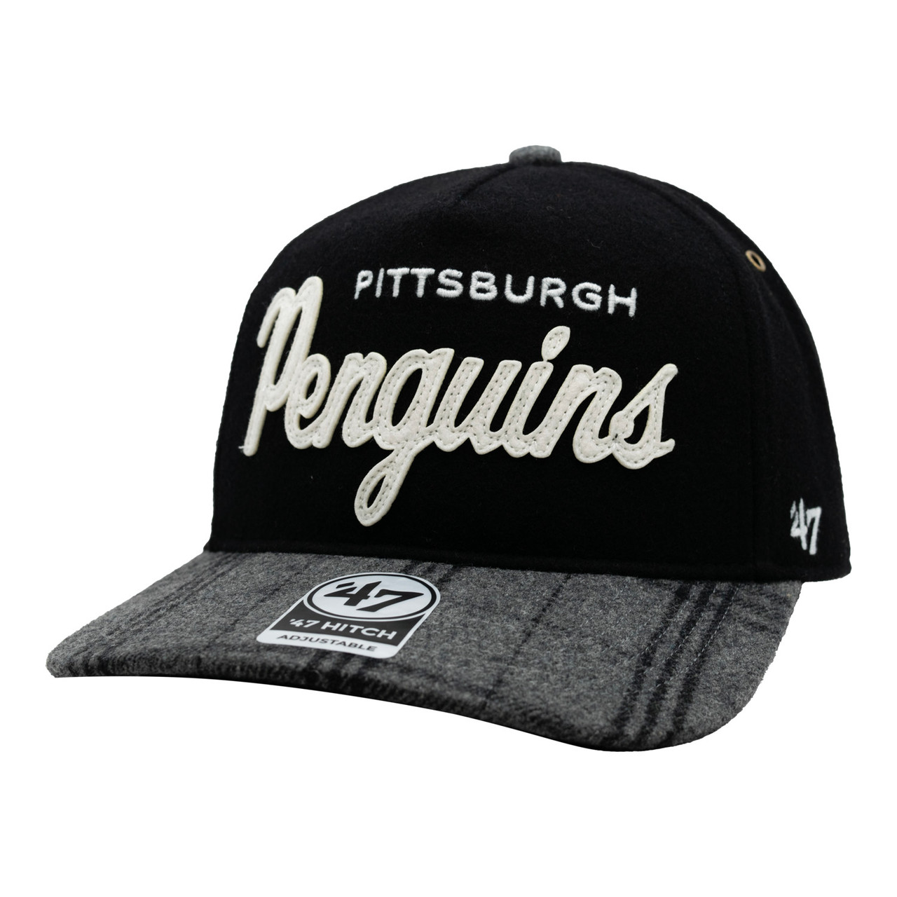 Pittsburgh Penguins Captain Window Plaid Hat
