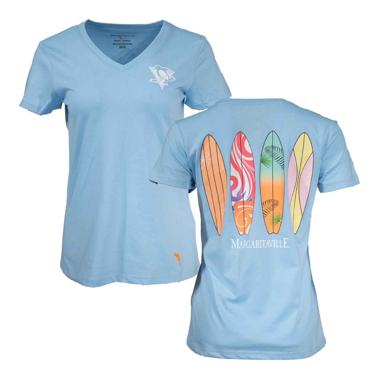 Pittsburgh Penguins x Margaritaville Ladies Surfside T-Shirt