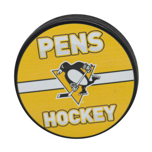 Pittsburgh Penguins Basic Collectors NHL Hockey Game Puck – Patch Collection