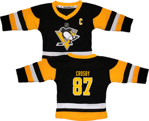 NHL Kids' Pittsburgh Penguins Premier Home Jersey in Black