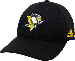 Adidas Pittsburgh Penguins White Reverse Retro Flat Brim Snapback Hat, White, POLYESTER, Size ADJ, Rally House