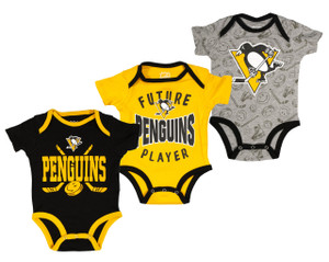 Baby Pittsburgh Penguins Gear, Toddler, Penguins Newborn hockey Clothing, Infant  Penguins Apparel