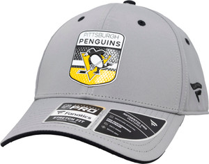 Men's Fanatics Branded Gray Pittsburgh Penguins Authentic Pro Home Ice Flex Hat