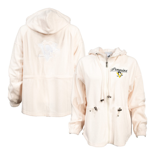 Pittsburgh Penguins Ladies Polar Cinch Hooded Fleece Jacket