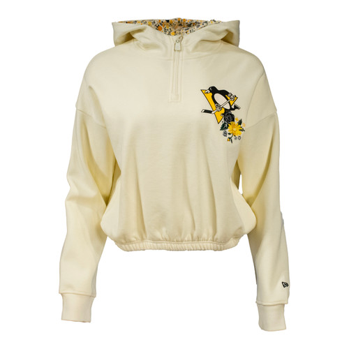 Pittsburgh Penguins Ladies Chrome White Floral Hoodie