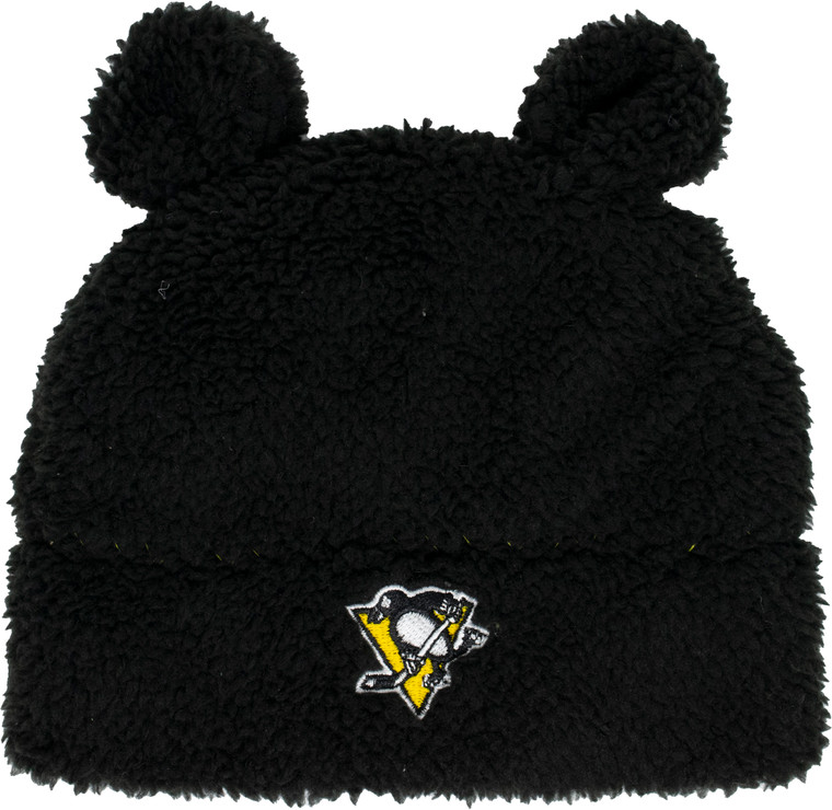 PITTSBURGH PENGUINS KIDS SHEARLING KNIT CAP