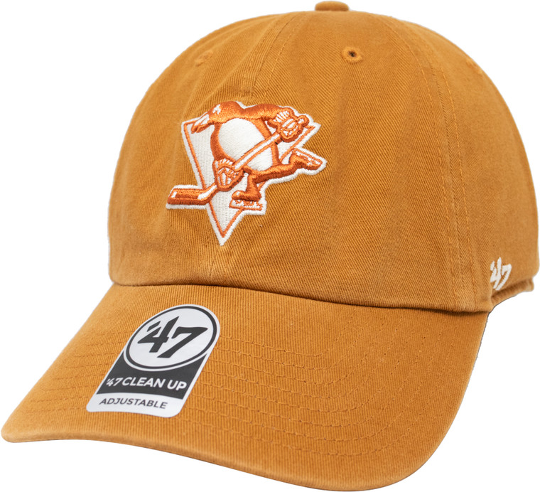 PITTSBURGH PENGUINS BURNT ORANGE CLEANUP HAT