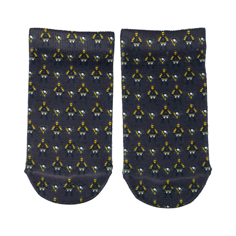 PITTSBURGH PENGUINS INFANT/TODDLER MASCOT REPEATING SOCKS