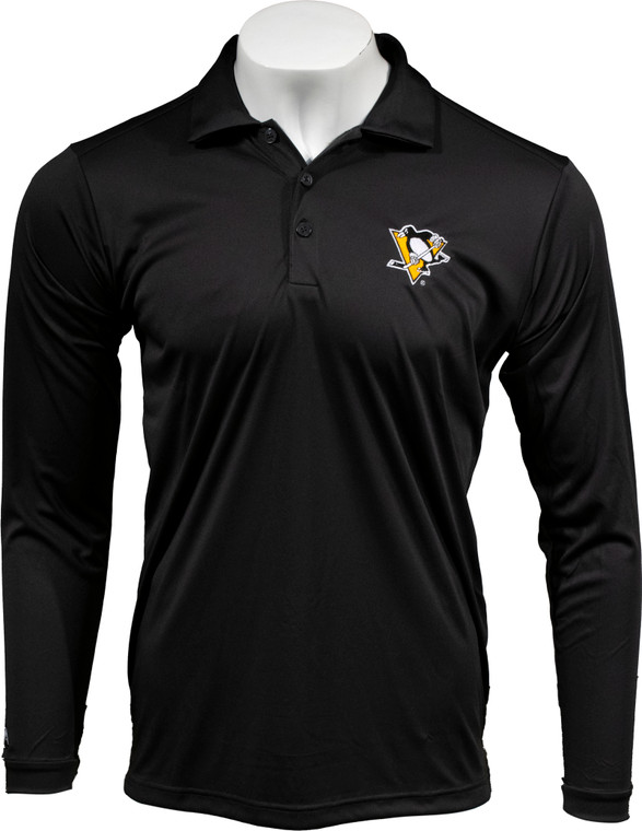 PITTSBURGH PENGUINS TRIBUTE LONG SLEEVE POLO SHIRT